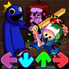 FNF vs Rainbow Friends Blue V1 for Android - Download