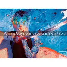 Anime Guys with katanas Wallpapers New Tab