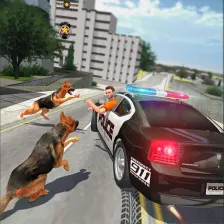 Police Dog Chasing: Crime City
