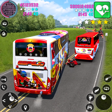 Coach Bus Simulator Game 2024