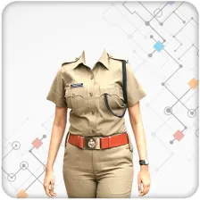 Women Police Photo Suit
