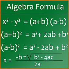 Maths Algebra Formula
