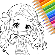 Cute Drawing : Anime Color Fan