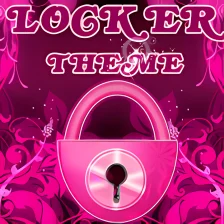 Flowers Pink Theme GO Locker