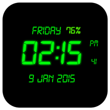 LED Digital Clock Live Wallpaper