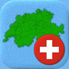 Swiss Cantons - Map  Capitals