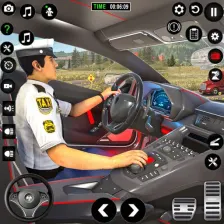 Real City Taxi Driving Games