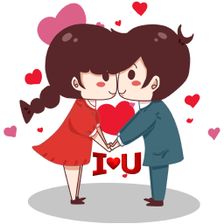 WASticker Love Couple Stickers