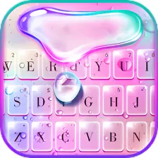 Colorful Waterdrop Keyboard Theme