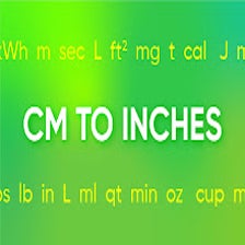 15 cm to inches