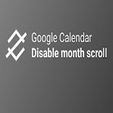 Google Calendar Disable Month Scroll