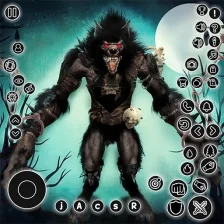 Jungle Grey Werewolf Monster-B