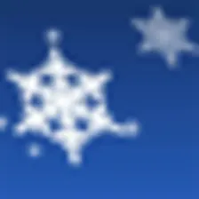3D Winter Snowflakes Screensaver