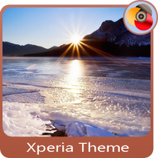 ice melts  Xperia Theme