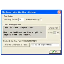 The Form Letter Machine