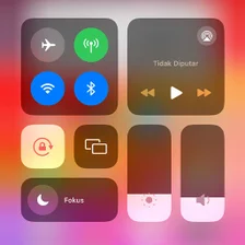 Control Center iOS 17 OS