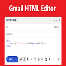 Gmail HTML Editor