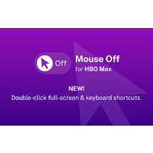 Mouse Off for HBO Max: hide cursor