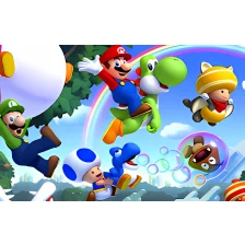 Super Mario 4K Wallpaper New Tab