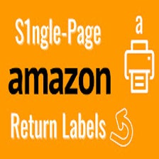 Single-Page Amazon Return Labels