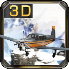 Snow Airplane 3D Flight Race