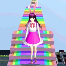 Anime School Girl Parkour 3D