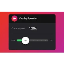 Viaplay Speeder: adjust playback speed