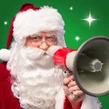 Message from Santa video  call simulated
