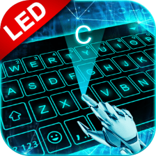 Tech 3D LED Live Keyboard Theme