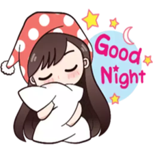 Good Morning  Night Stickers