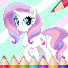 Coloring Unicorns Game Color by Number