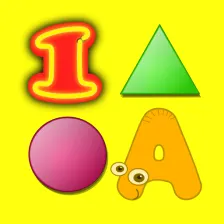 Letters Numbers Colors Shapes Flashcards for kids