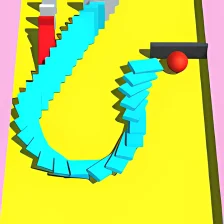 Domino Fall 3D - Relaxing endless ball  hit game