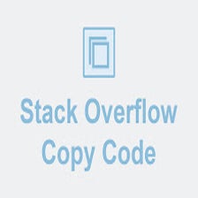 Stack Overflow Copy Code for Google Chrome - Extension Download image.