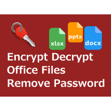 Encrypt Decrypt DOCX, XLSX, PPTX Files