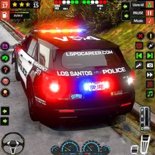 Police Car Chase Game Sim 2024