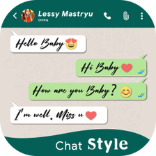 Chat Style - Fonts  Keyboard