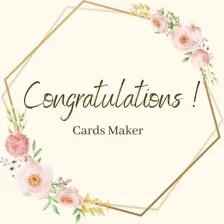 Congratulations card maker