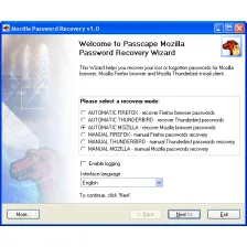 Mozilla Password Recovery