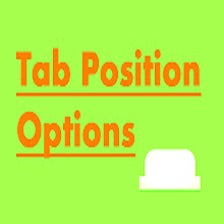 Tab Position Options