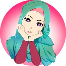 Cute Hijab Muslimah Stickers - WAStickerApps