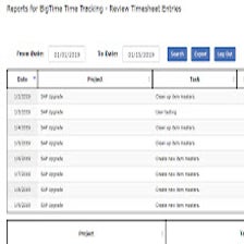 Reports for BigTime Time Tracking