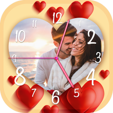 My Photo Love Clock Live Wallpaper