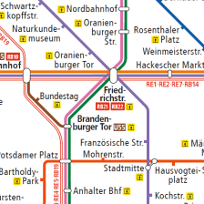 Berlin Subway Map U Bahn and