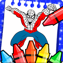 spider super heroes coloring cartoon womens game