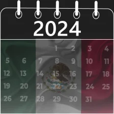 Calendario 2018 Mexico con festivos semana santa