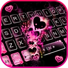 Sparkling Love Keyboard Theme