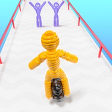 Human Vehicle: Rope-man 3d run