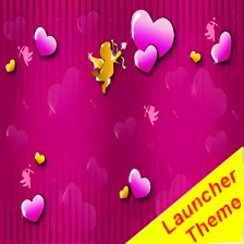 Lovely Pink Theme GO Launcher