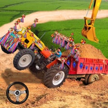 Tractor Trolley Farming Game